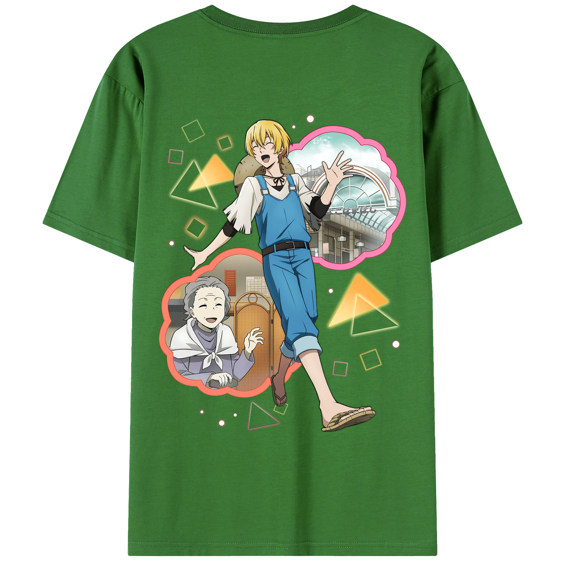 （画像用） 文豪ストレイドッグス Bungo Stray Dogs レディース半袖Tシャツ(バックプリント)